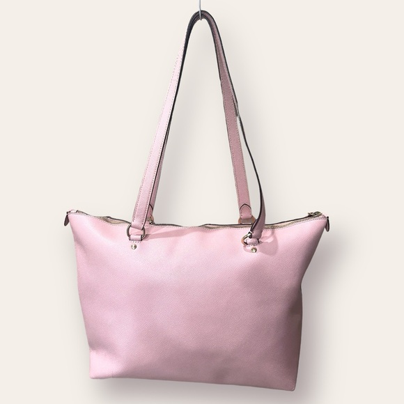 Blush Pink Coach Storybook Bag EUC - Picture 2 of 11